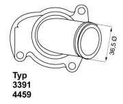 Thermostat, Kühlmittel BorgWarner (Wahler) 4459.92D