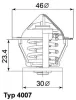 Thermostat, Kühlmittel BorgWarner (Wahler) 4007.80D Bild Thermostat, Kühlmittel BorgWarner (Wahler) 4007.80D
