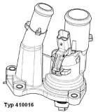 Thermostat, Kühlmittel BorgWarner (Wahler) 410016.98D