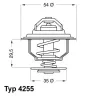 Thermostat, Kühlmittel BorgWarner (Wahler) 4255.92D Bild Thermostat, Kühlmittel BorgWarner (Wahler) 4255.92D