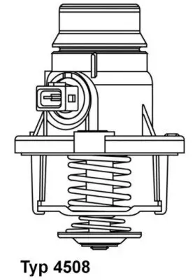 Thermostat, Kühlmittel BorgWarner (Wahler) 4508.101D