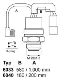Temperaturschalter, Kühlerlüfter BorgWarner (Wahler) 6040.88