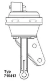 Unterdrucksteuerventil, Abgasrückführung Bypassklappe BorgWarner (Wahler) 710413