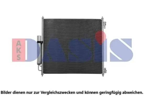 Kondensator, Klimaanlage AKS DASIS 022008N Bild Kondensator, Klimaanlage AKS DASIS 022008N