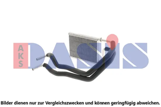 Wärmetauscher, Innenraumheizung hinten AKS DASIS 029002N Bild Wärmetauscher, Innenraumheizung hinten AKS DASIS 029002N