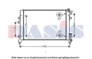 Kühler, Motorkühlung AKS DASIS 040053N