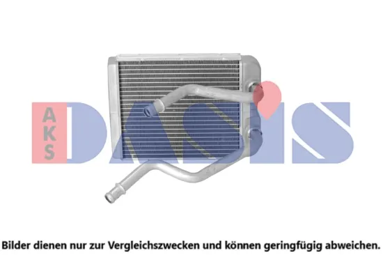 Wärmetauscher, Innenraumheizung AKS DASIS 049001N Bild Wärmetauscher, Innenraumheizung AKS DASIS 049001N