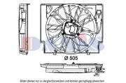 Lüfter, Motorkühlung AKS DASIS 058082N