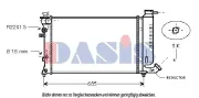 Kühler, Motorkühlung AKS DASIS 060018N