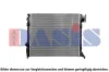 Kühler, Motorkühlung AKS DASIS 070192N