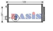 Kondensator, Klimaanlage AKS DASIS 082054N