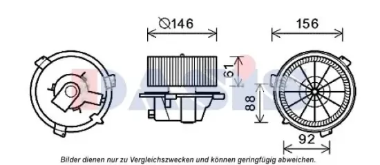 Innenraumgebläse 12 V AKS DASIS 088022N Bild Innenraumgebläse 12 V AKS DASIS 088022N