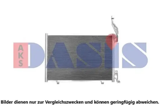 Kondensator, Klimaanlage AKS DASIS 092068N Bild Kondensator, Klimaanlage AKS DASIS 092068N