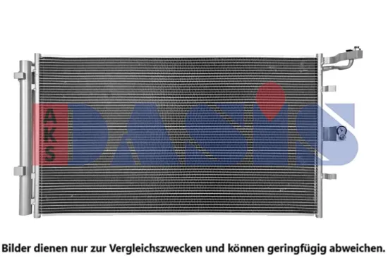 Kondensator, Klimaanlage AKS DASIS 092096N Bild Kondensator, Klimaanlage AKS DASIS 092096N