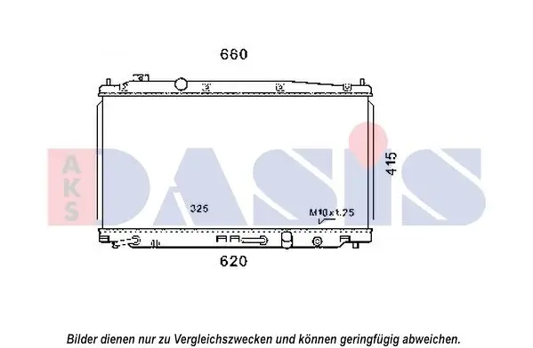 Kühler, Motorkühlung AKS DASIS 100079N