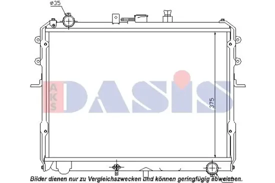 Niedertemperaturkühler, Ladeluftkühler AKS DASIS 120123N Bild Niedertemperaturkühler, Ladeluftkühler AKS DASIS 120123N