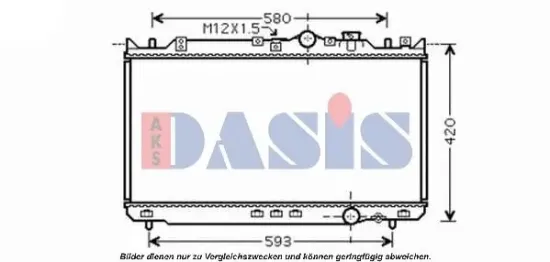 Niedertemperaturkühler, Ladeluftkühler AKS DASIS 120124N Bild Niedertemperaturkühler, Ladeluftkühler AKS DASIS 120124N