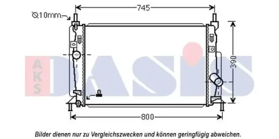 Niedertemperaturkühler, Ladeluftkühler AKS DASIS 120146N Bild Niedertemperaturkühler, Ladeluftkühler AKS DASIS 120146N