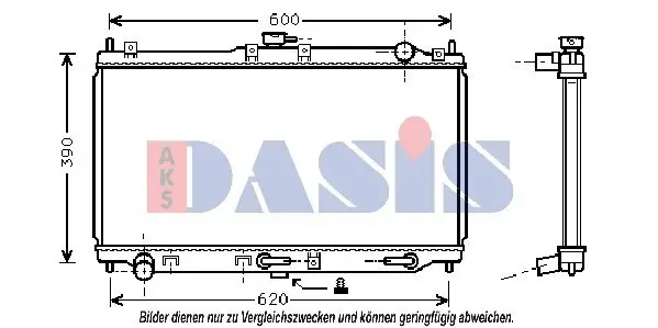 Kühler, Motorkühlung AKS DASIS 111300N