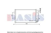 Kondensator, Klimaanlage AKS DASIS 112042N