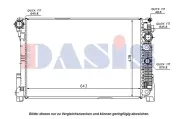 Kühler, Motorkühlung AKS DASIS 120102N