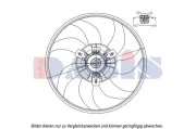 Lüfter, Motorkühlung AKS DASIS 158101N