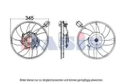 Lüfter, Motorkühlung AKS DASIS 158104N