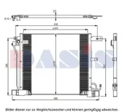 Kondensator, Klimaanlage AKS DASIS 172008N