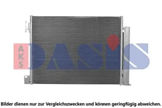 Kondensator, Klimaanlage AKS DASIS 182003N Bild Kondensator, Klimaanlage AKS DASIS 182003N