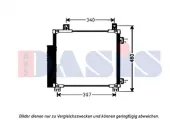Kondensator, Klimaanlage AKS DASIS 212083N