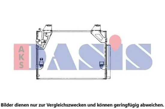 Kondensator, Klimaanlage AKS DASIS 212108N Bild Kondensator, Klimaanlage AKS DASIS 212108N