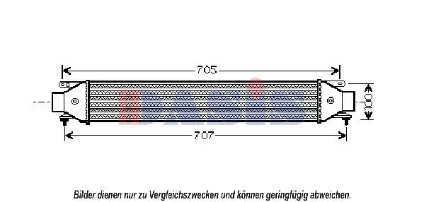 Ladeluftkühler AKS DASIS 307003N