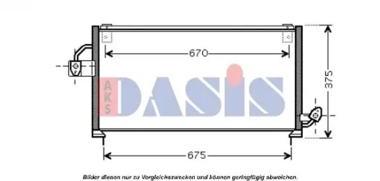 Kondensator, Klimaanlage AKS DASIS 352006N Bild Kondensator, Klimaanlage AKS DASIS 352006N