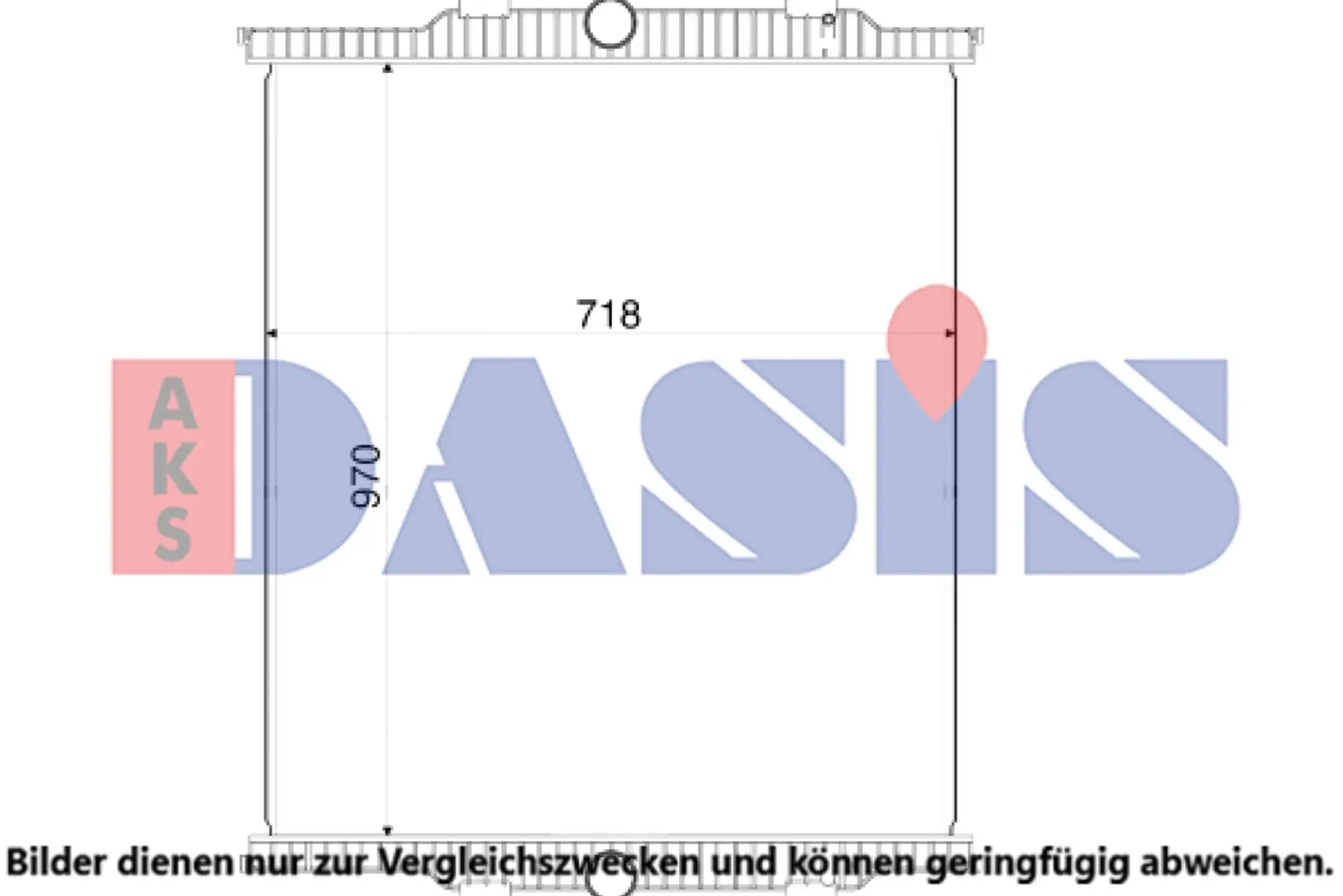 Kühler, Motorkühlung AKS DASIS 400058N