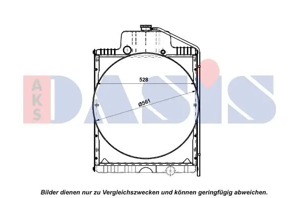 Kühler, Motorkühlung AKS DASIS 480099N