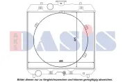Kühler, Motorkühlung AKS DASIS 480101N