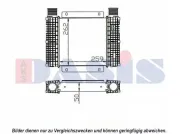 Kühler, Motorkühlung AKS DASIS 510025N