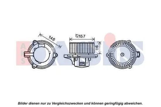 Innenraumgebläse 12 V AKS DASIS 518088N Bild Innenraumgebläse 12 V AKS DASIS 518088N