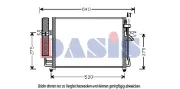 Kondensator, Klimaanlage AKS DASIS 562002N