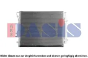 Kondensator, Klimaanlage AKS DASIS 562066N