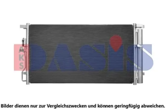 Kondensator, Klimaanlage AKS DASIS 562079N Bild Kondensator, Klimaanlage AKS DASIS 562079N