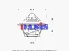 Thermostat, Kühlmittel AKS DASIS 750383N