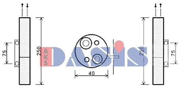 Trockner, Klimaanlage AKS DASIS 800673N