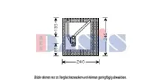 Verdampfer, Klimaanlage AKS DASIS 820283N