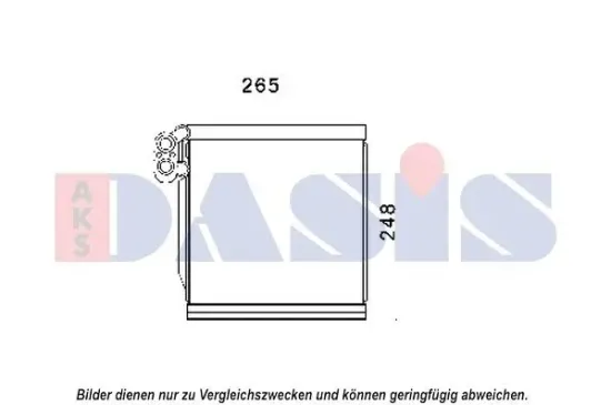 Verdampfer, Klimaanlage AKS DASIS 820363N Bild Verdampfer, Klimaanlage AKS DASIS 820363N