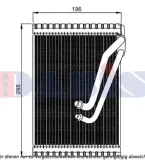Verdampfer, Klimaanlage AKS DASIS 820376N
