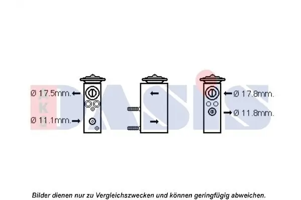 Expansionsventil, Klimaanlage AKS DASIS 840180N