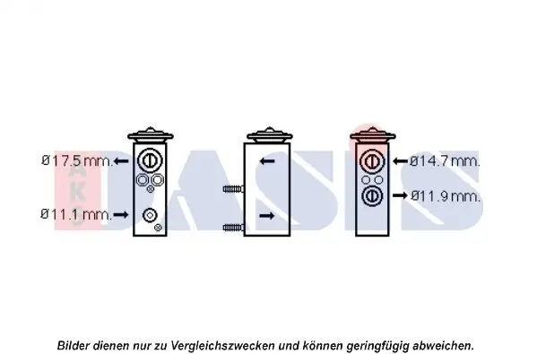 Expansionsventil, Klimaanlage AKS DASIS 840183N