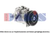 Kompressor, Klimaanlage 12 V AKS DASIS 850068N Bild Kompressor, Klimaanlage 12 V AKS DASIS 850068N