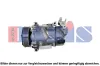 Kompressor, Klimaanlage 12 V AKS DASIS 850471N